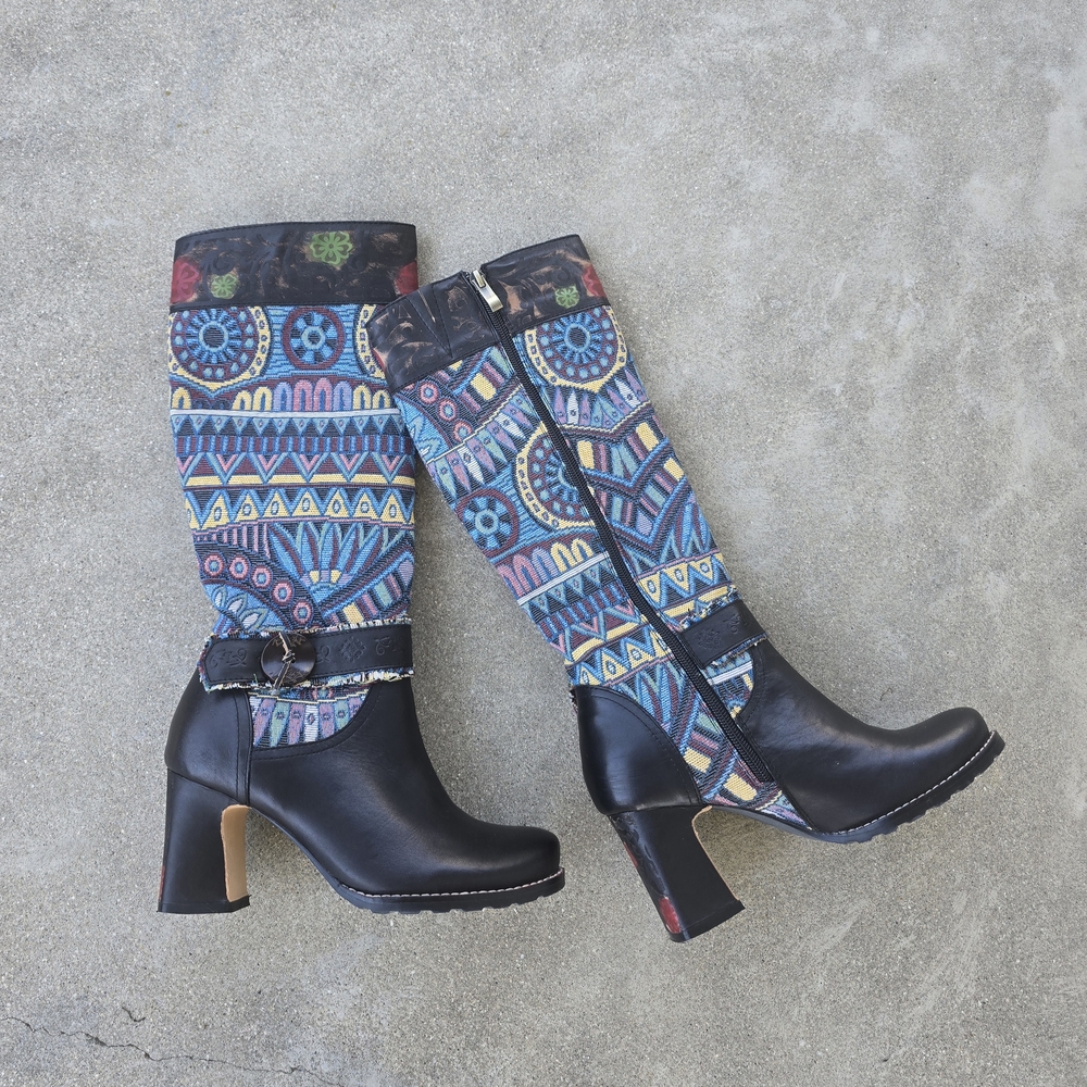 Spring Step L'Artiste Multicolor Tapestry Boot - Picture 11 of 11